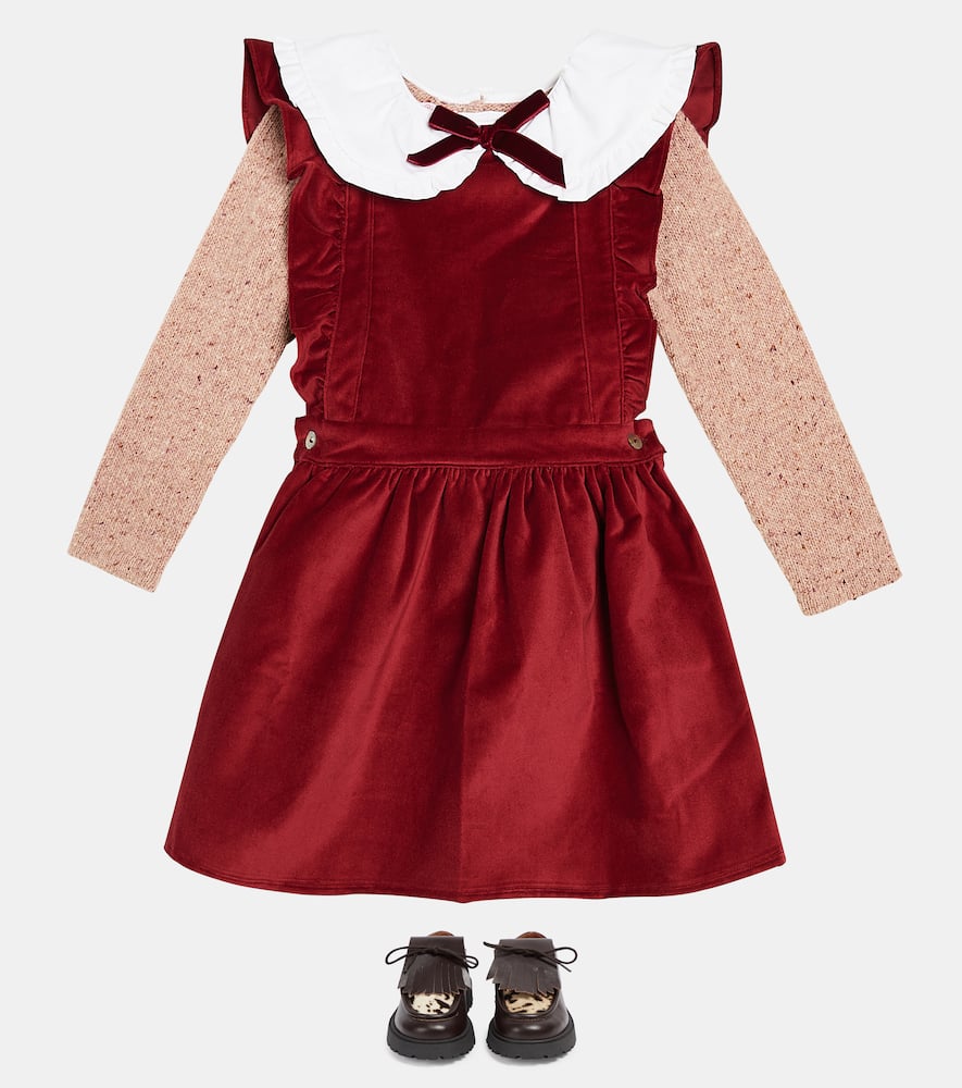 Cora cotton velvet skirt