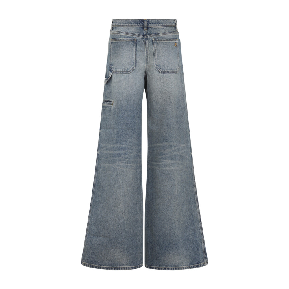 Jeans Vintage Medium Blue Cotton - Women