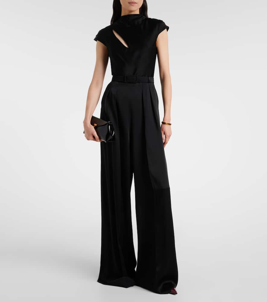 Msevespa cutout satin jumpsuit