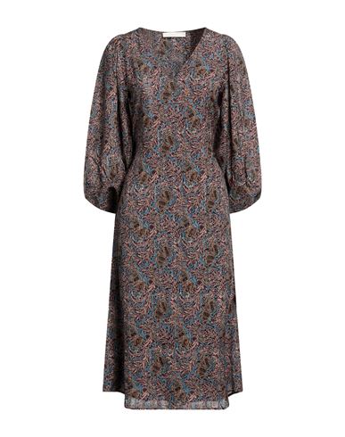 Woman Midi dress Brick red