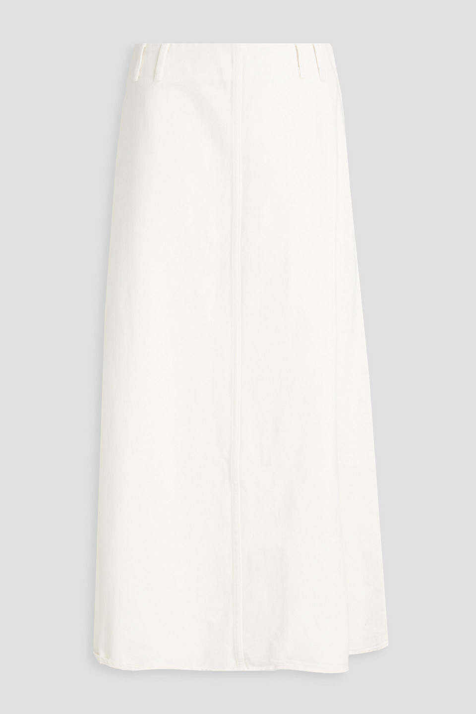Carlas denim midi skirt - White - DE 44