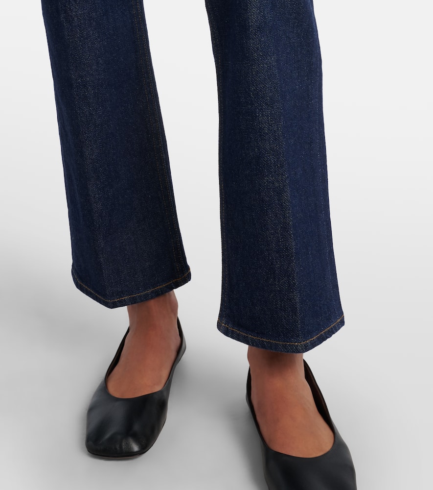 Zurie high-rise straight jeans