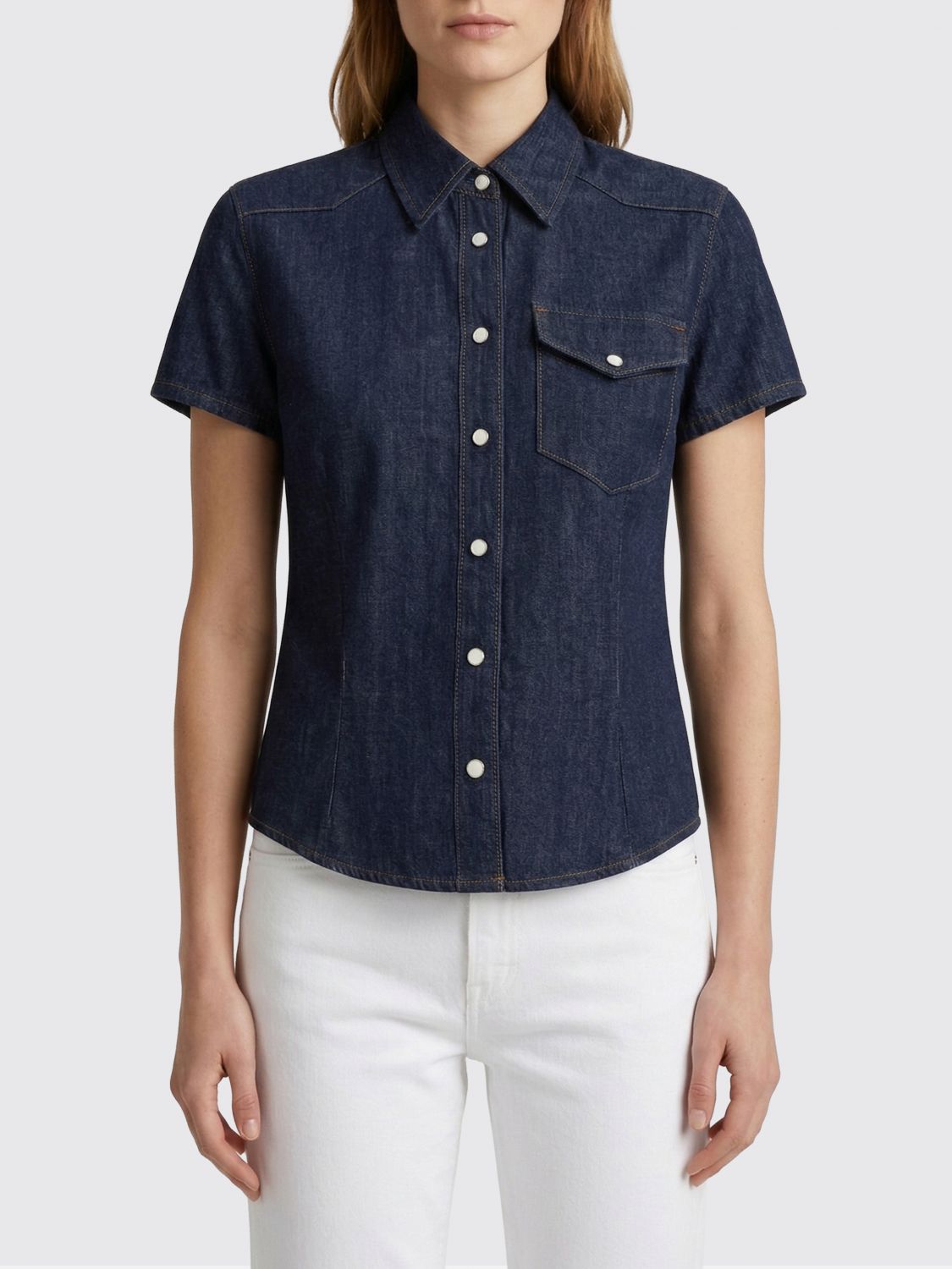 Top Woman color Blue