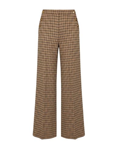 Woman Pants Camel Size 8 Wool, Polyester, Viscose, Elastane