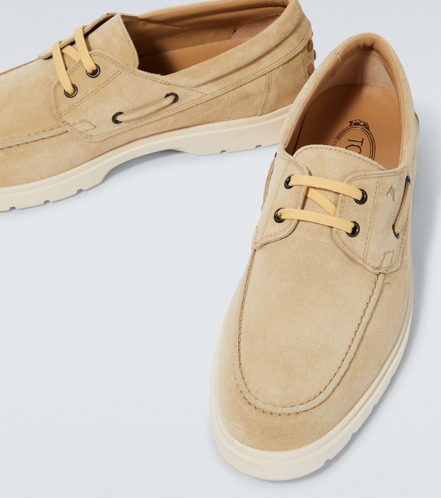 Suede boat shoes
