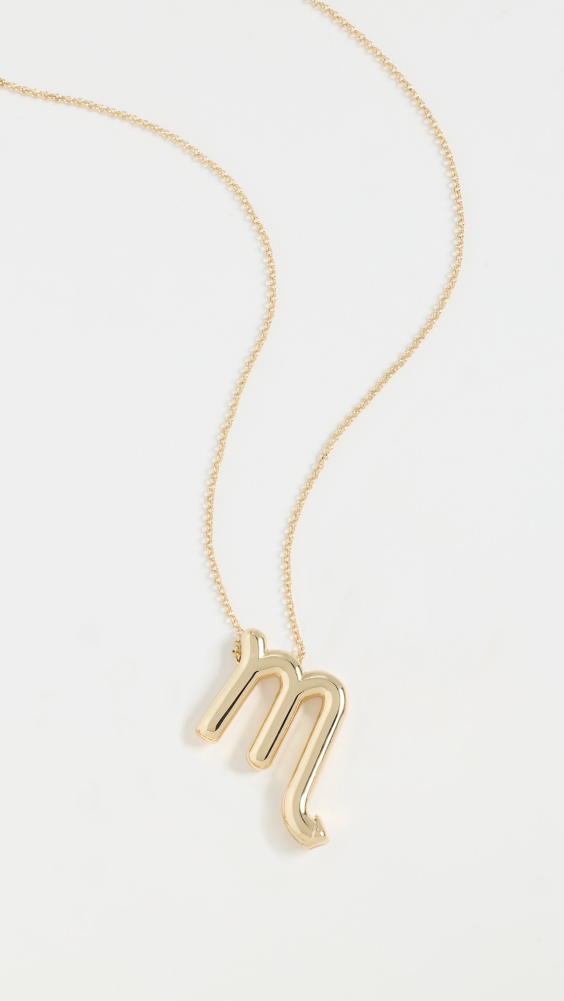 Zodiac Pendant Necklace Scorpio One Size
