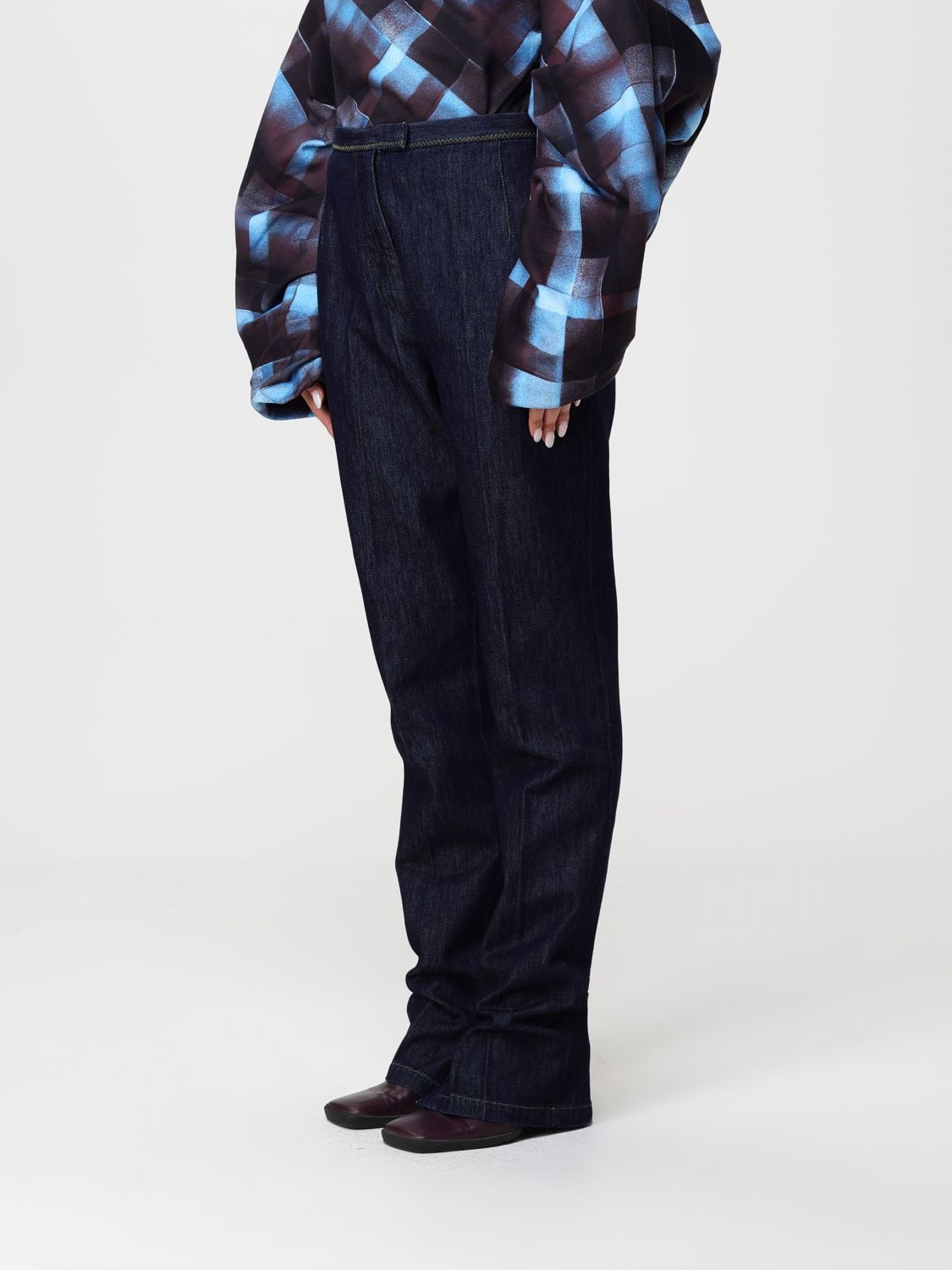Pants Woman color Indigo