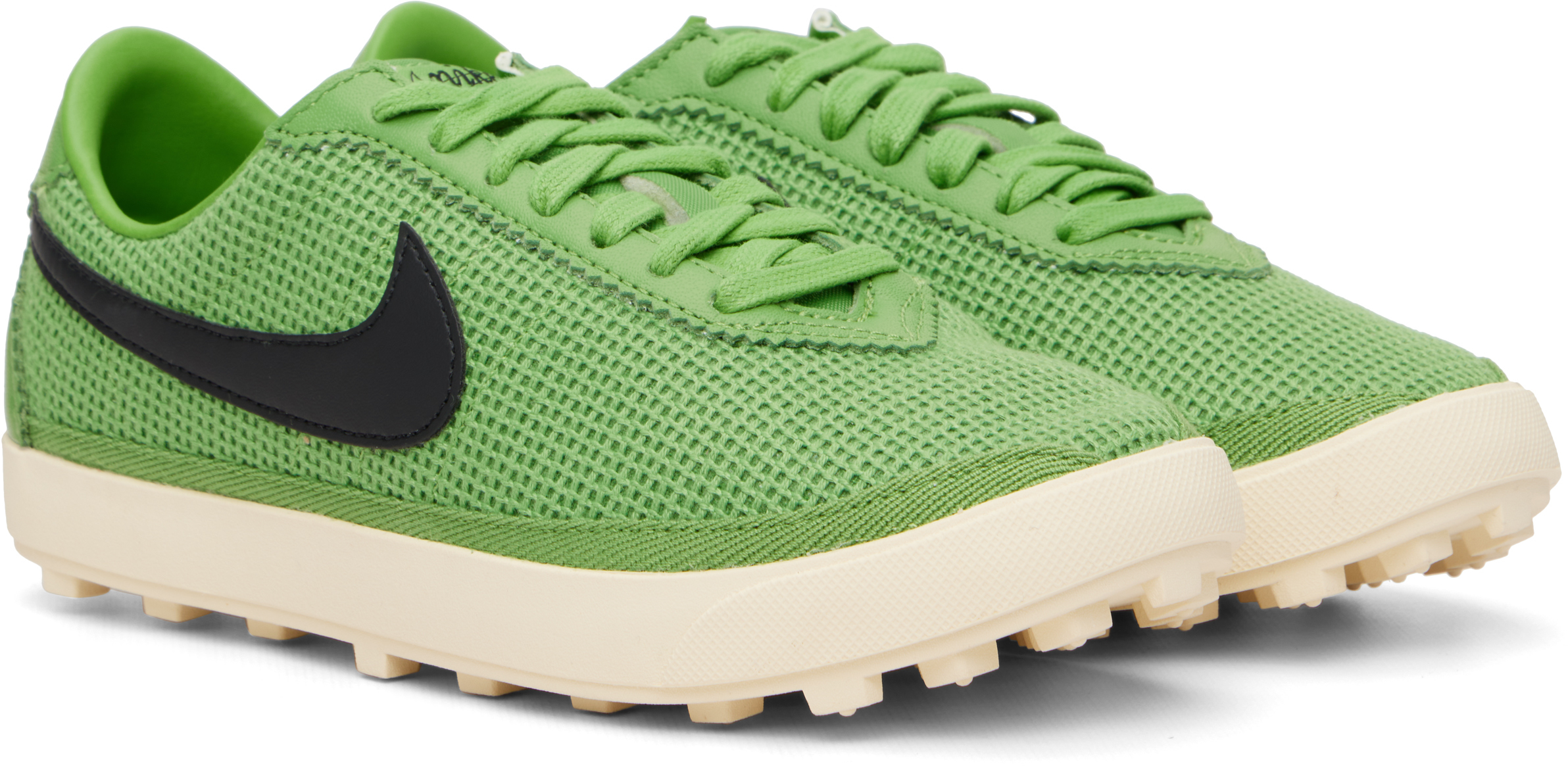 Green Astrograbber Textile Sneakers