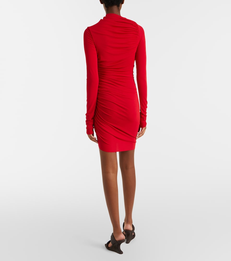 Lilies Svita jersey ruched minidress