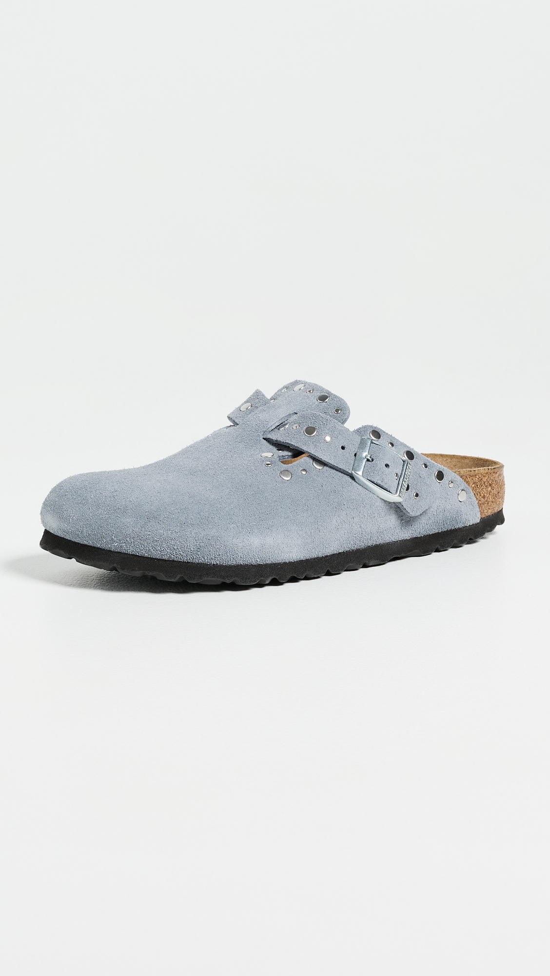 Boston Rivets Clogs Stone Blue