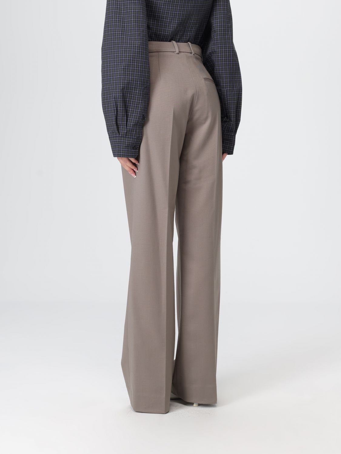 Pants Woman color Beige