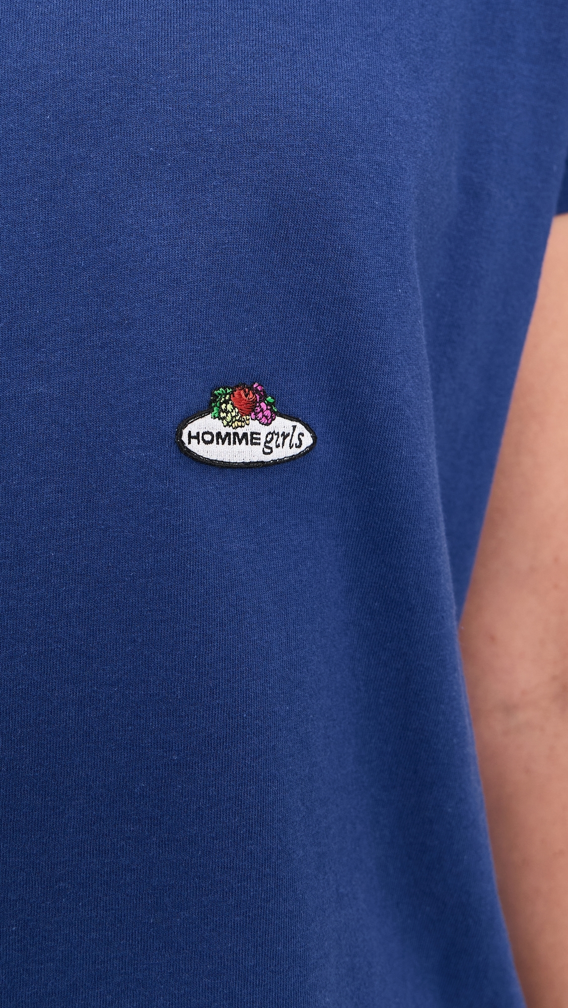 Homme Girls x Fruit of The Loom Classic Tee Navy