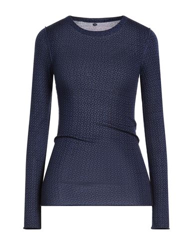 Woman Sweater Navy Size L Silk, Cashmere