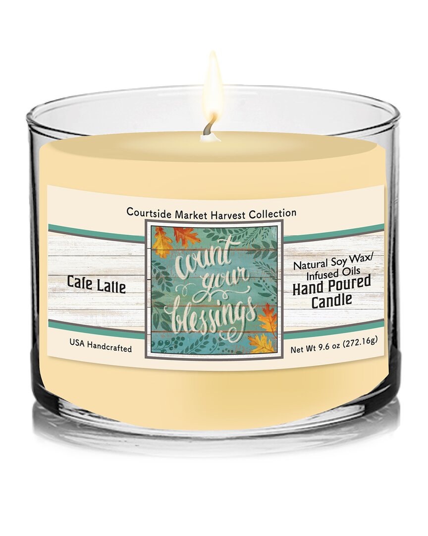 Harvest Collection Count Your Blessings Cafe Latte Soy Wax Candle