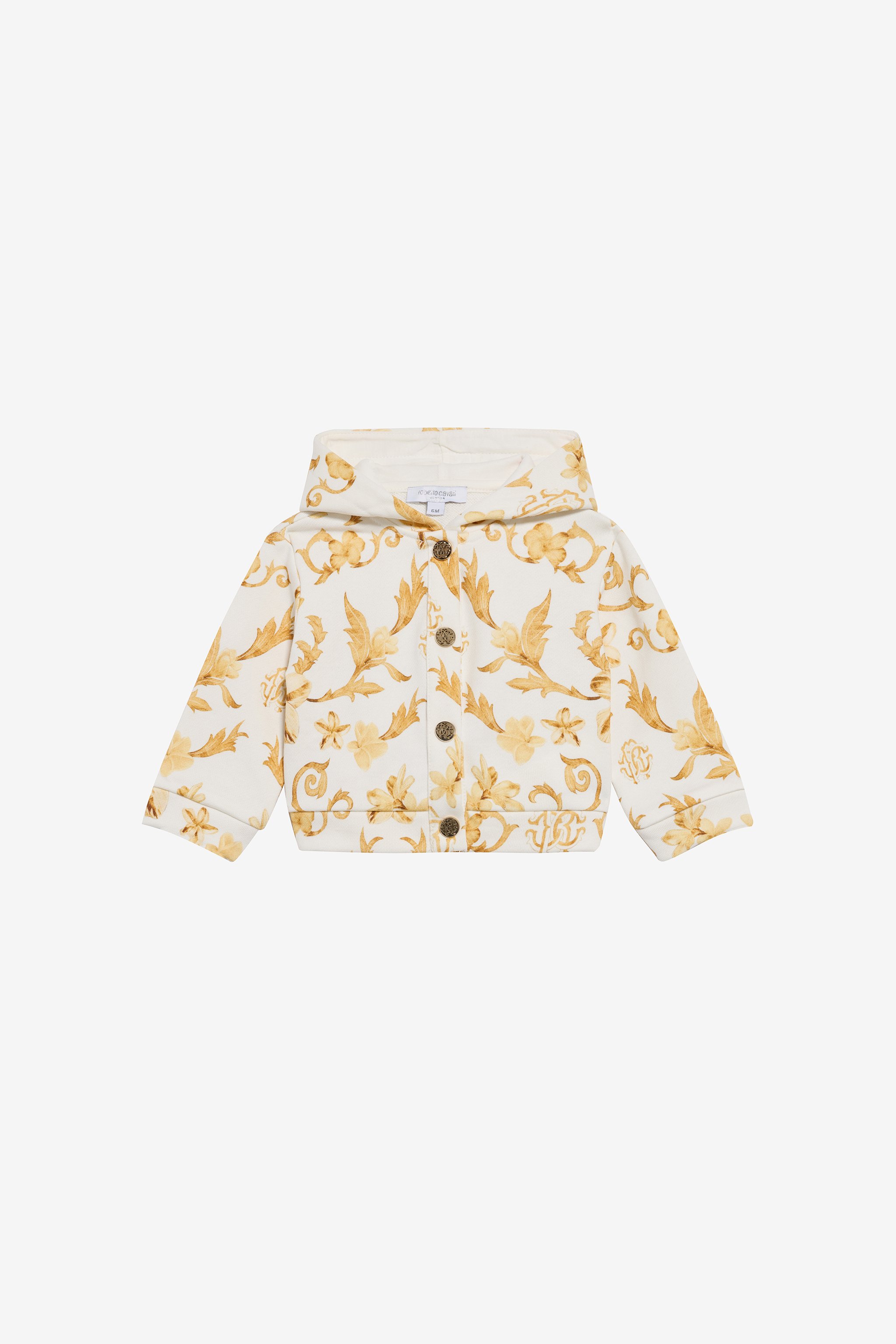 Gold Arabesque Print Sweatshirt