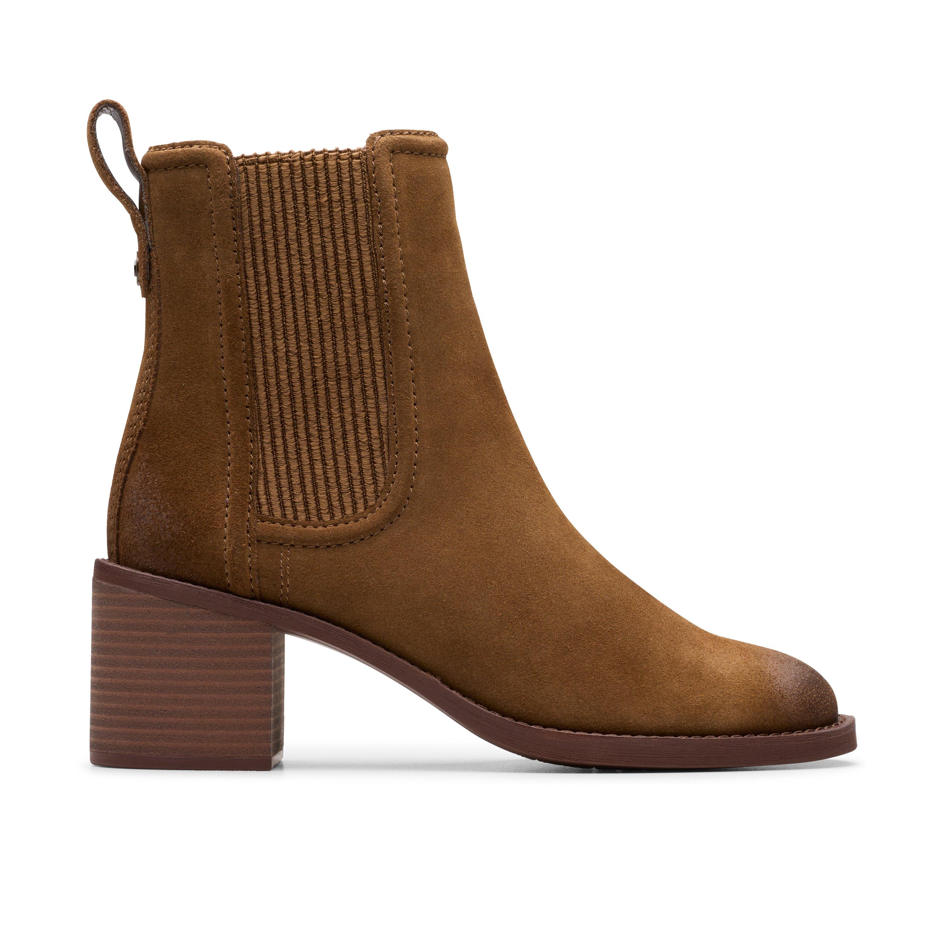 Chamberly Top in Brown Suede