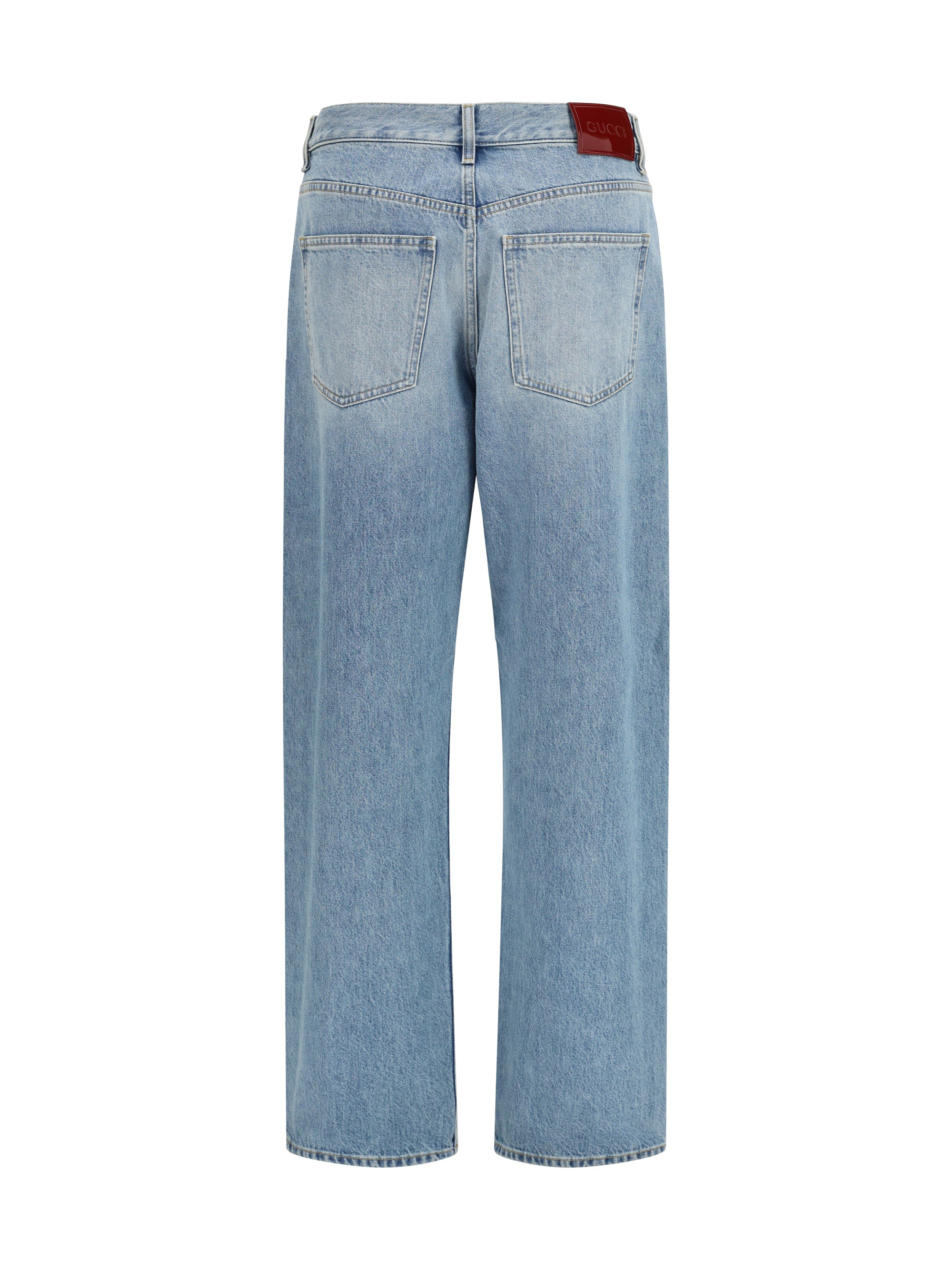 Certified Cotton Denim Jeans — Blue