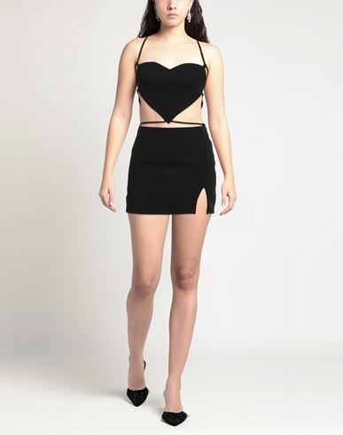 Woman Mini dress Black Size 2 Polyester, Elastane