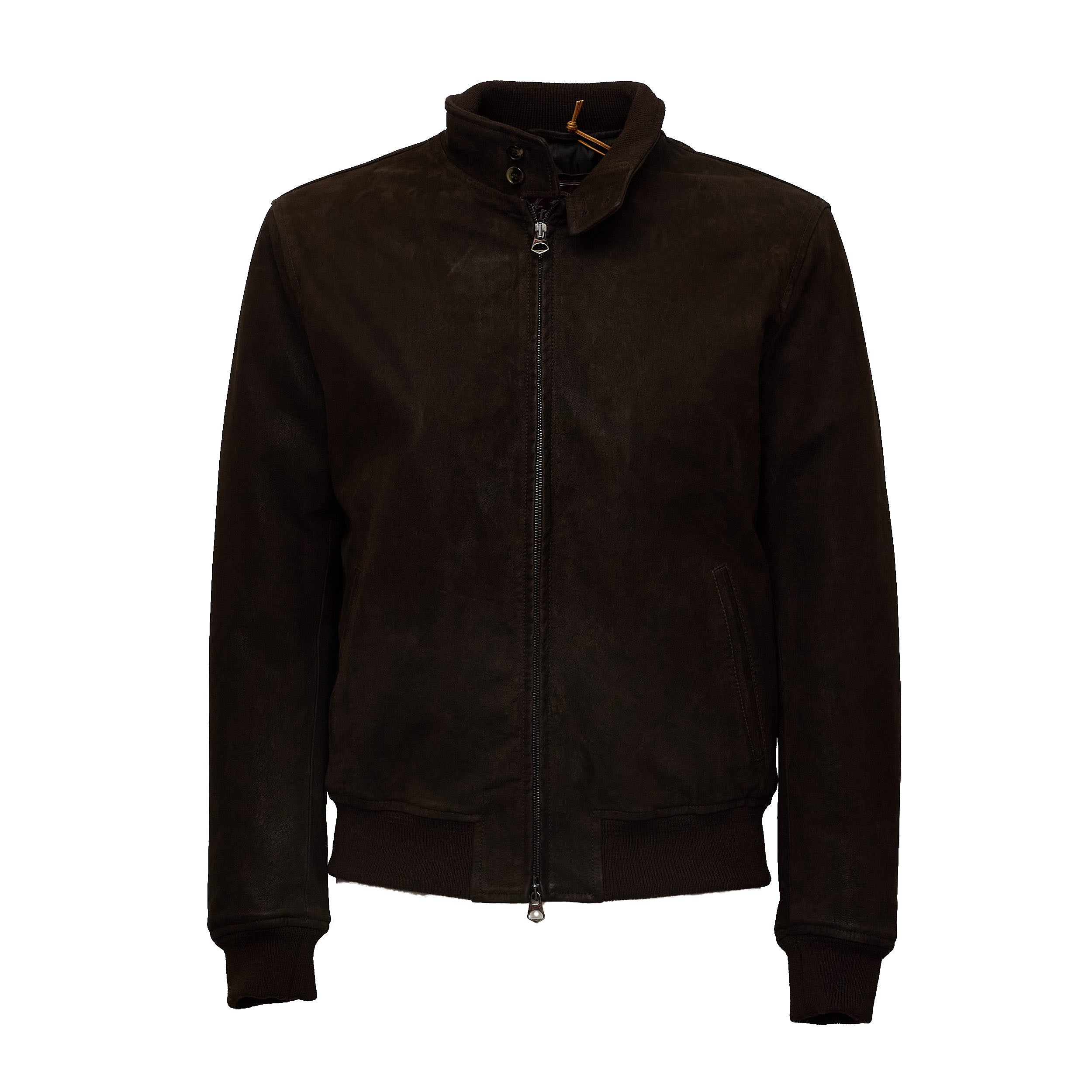 Jeff Destroy Diamond-Quilted Leather Baracuta Jacket