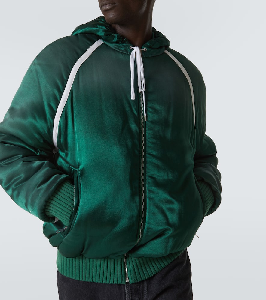 Satin tracksuit jacket