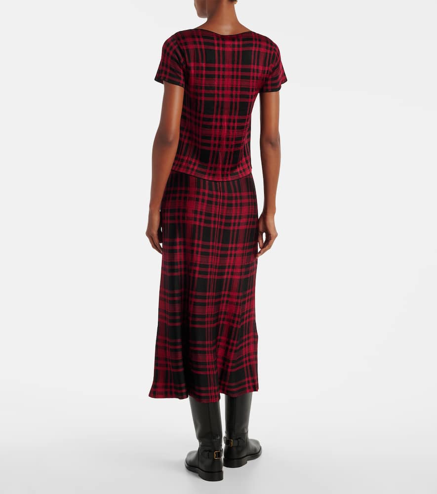 Plaid top