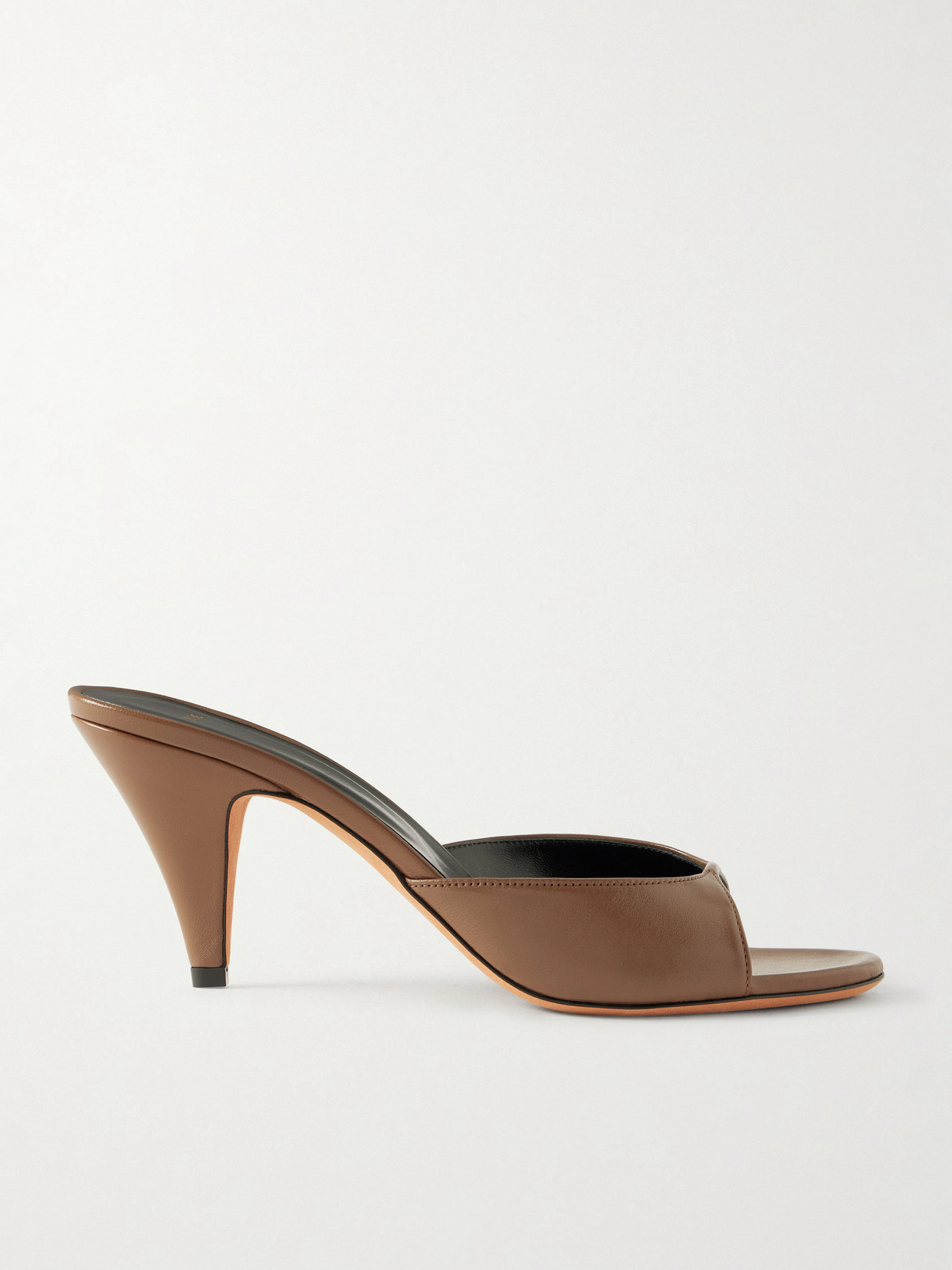 Haze Leather Mules