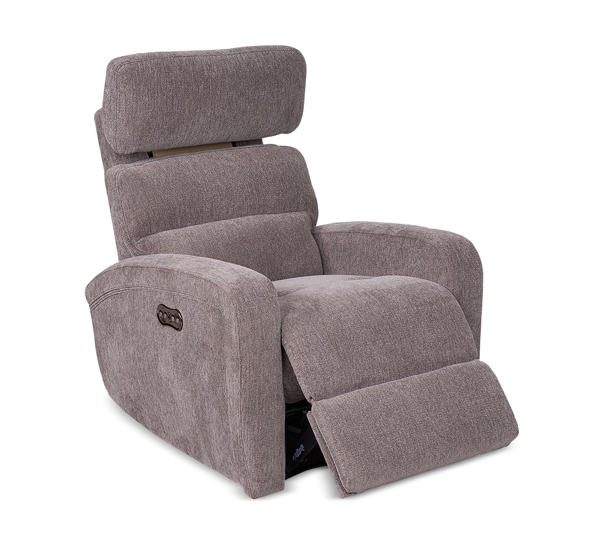 Stellarae Fabric Power Recliner with Usb, Created for Charcoal