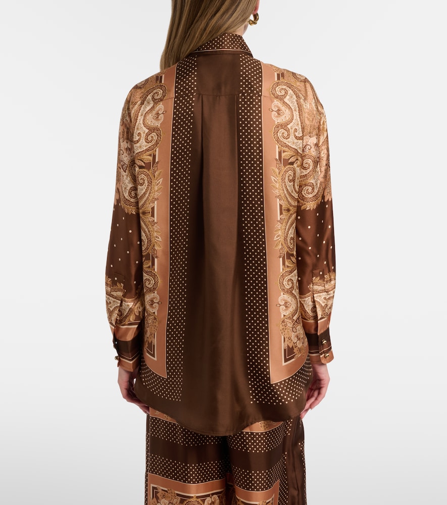 Luna paisley silk shirt