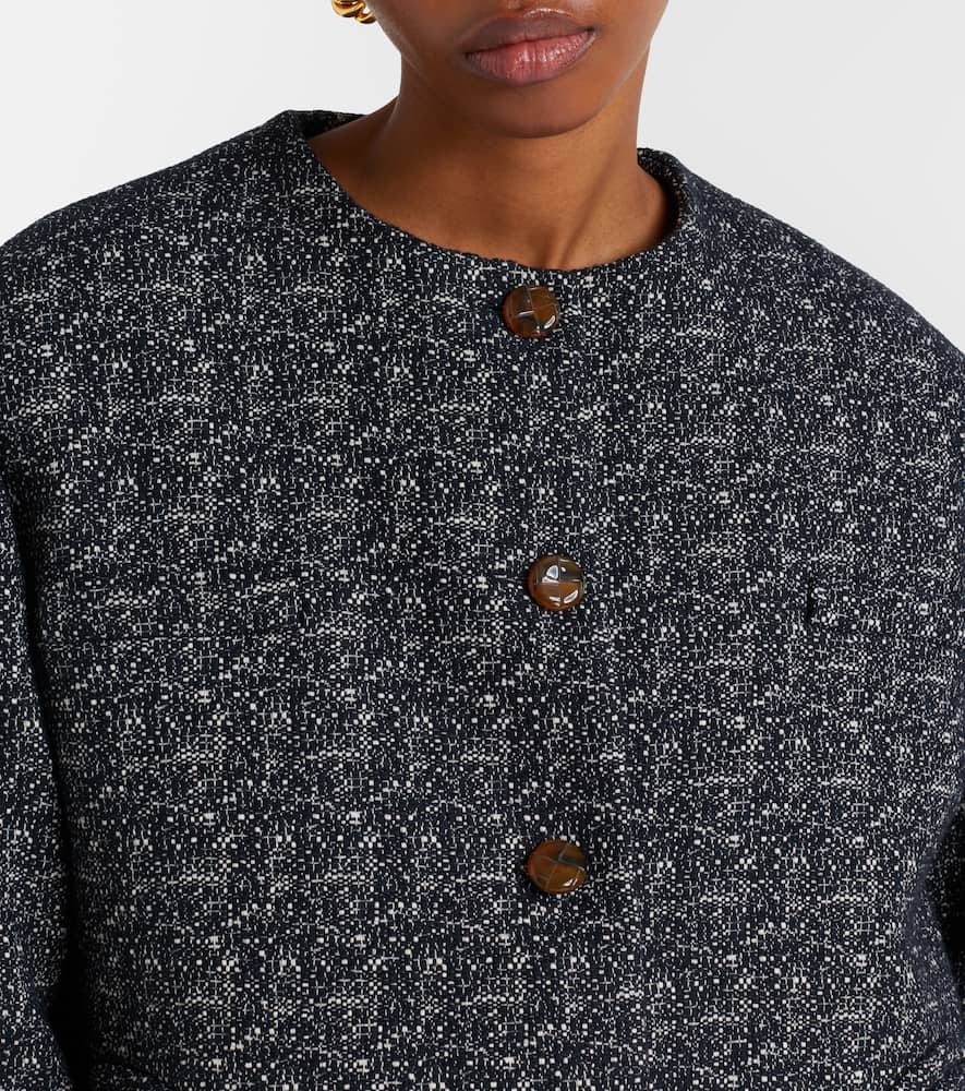 Blazé Milano Antalya mélange cotton-blend jacket