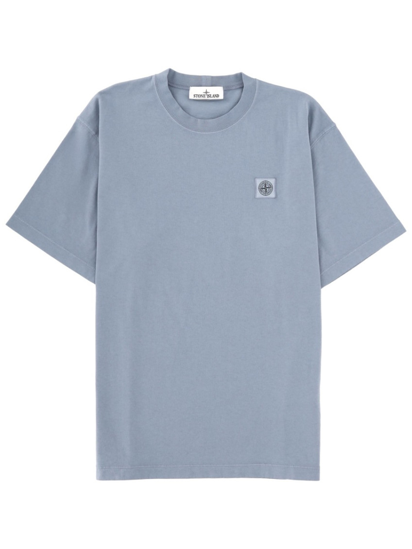 Stone Island - cotton logo patch t-shirt