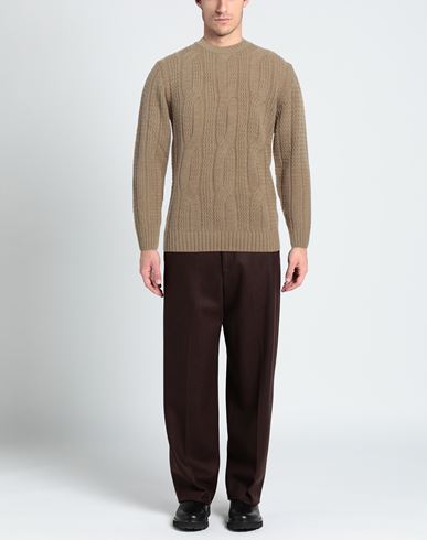 Man Sweater Camel Size XL Acrylic, Wool, Viscose, Alpaca wool