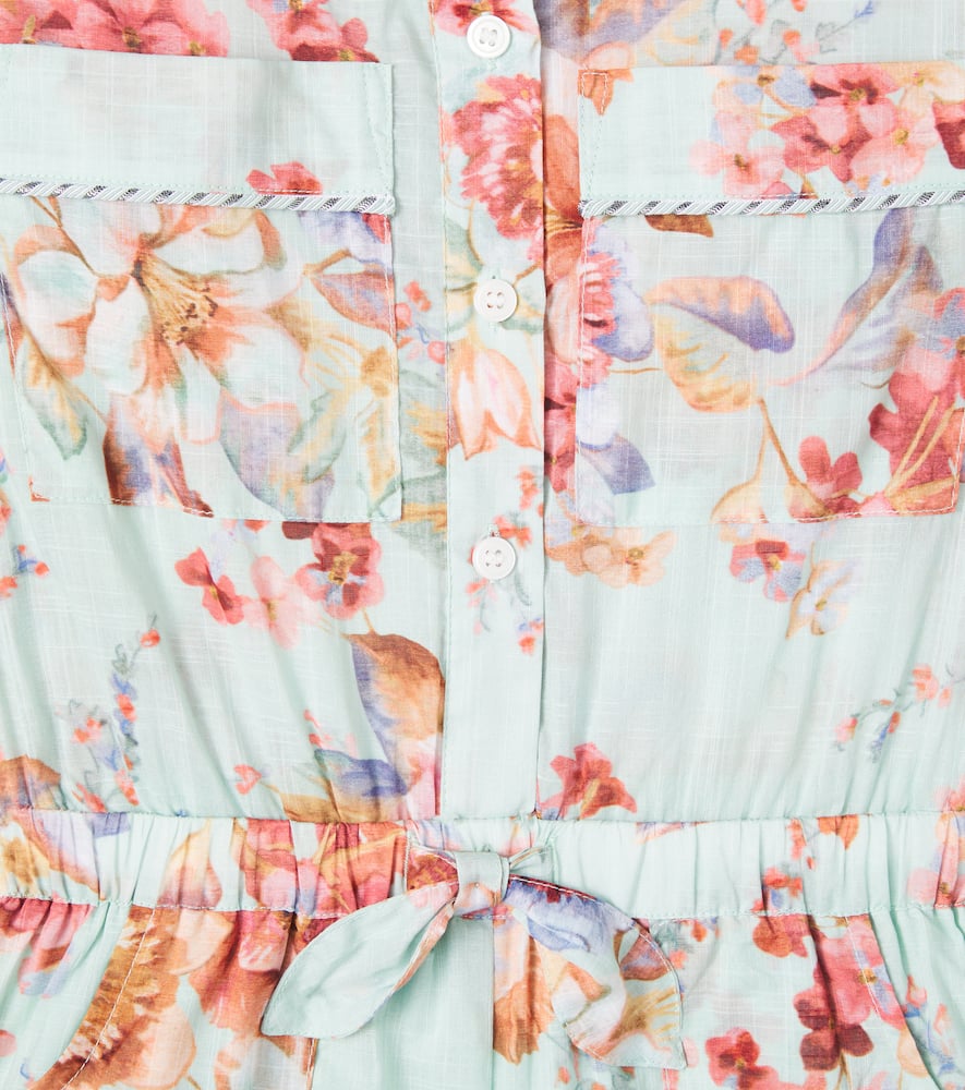Awaken floral cotton romper
