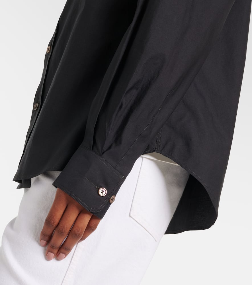 Cotton and silk shirt