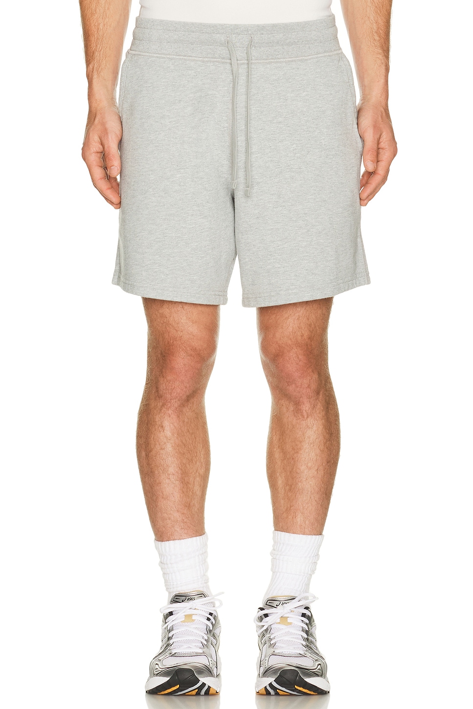 Reigning Champ Midweight Terry Standard Sweatshort Heather Grey - Grey. XXL/2X also in