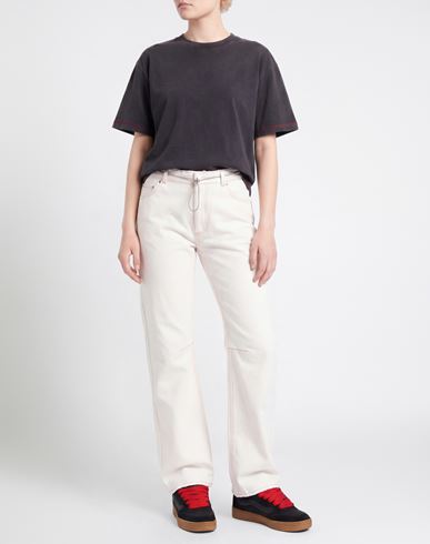 Woman Jeans White Size 6 Cotton