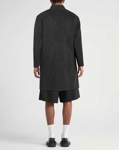 Paltò Fabbrica Man Coat Charcoal Size 42 Wool, Nylon