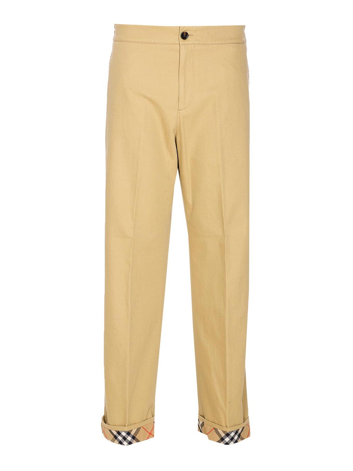 Check Logo Pants