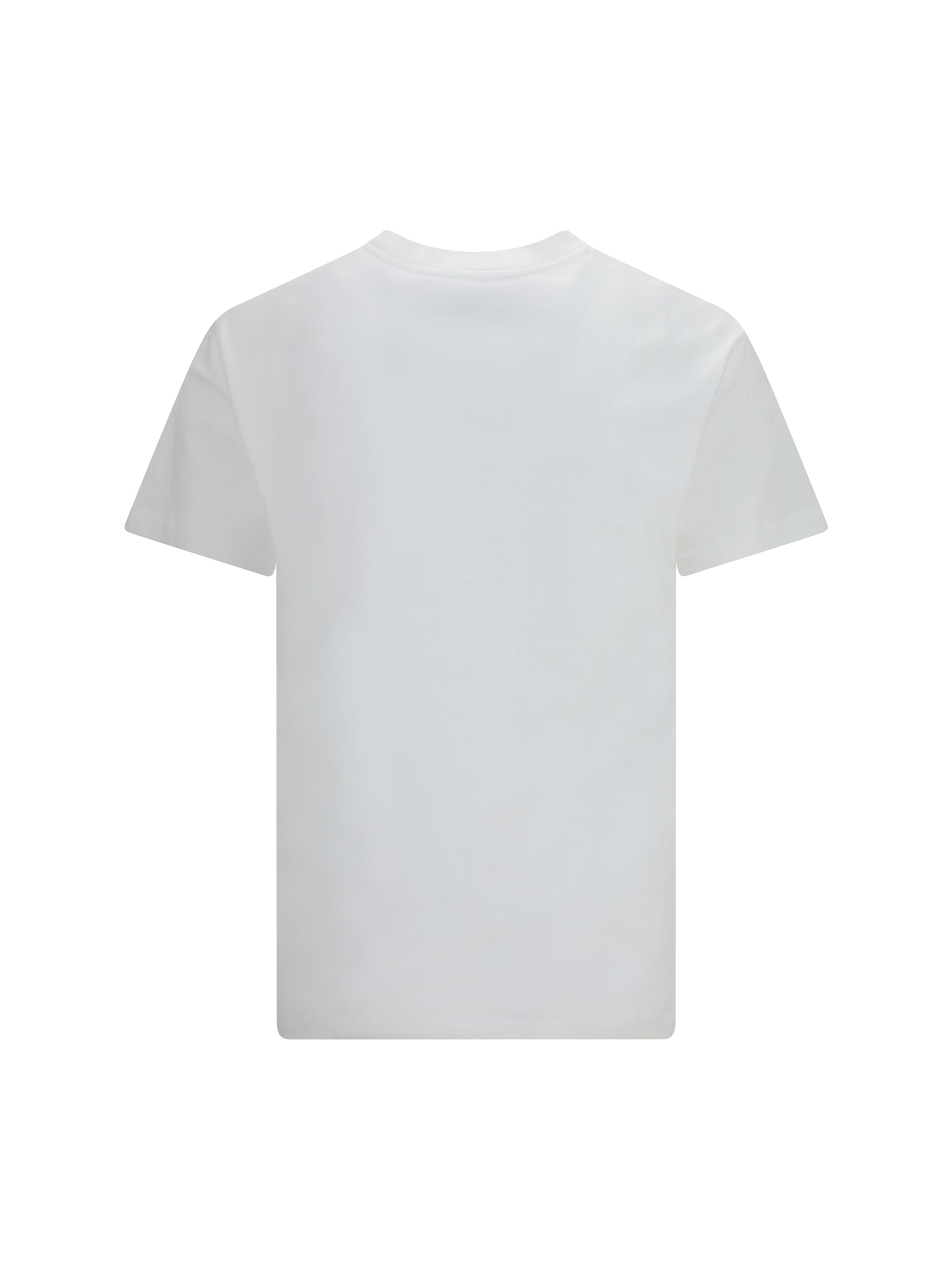 VGold Logo Cotton T-Shirt — White
