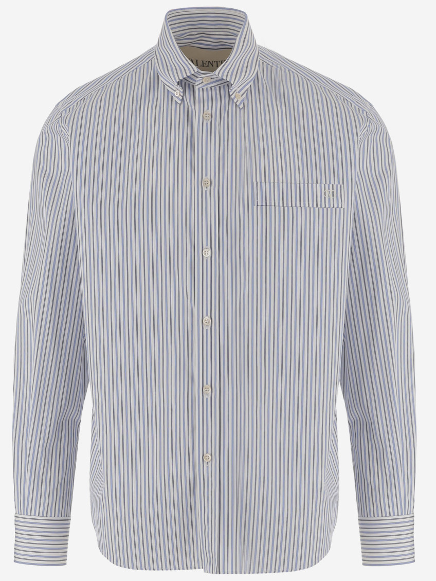 Grey Striped Shirt