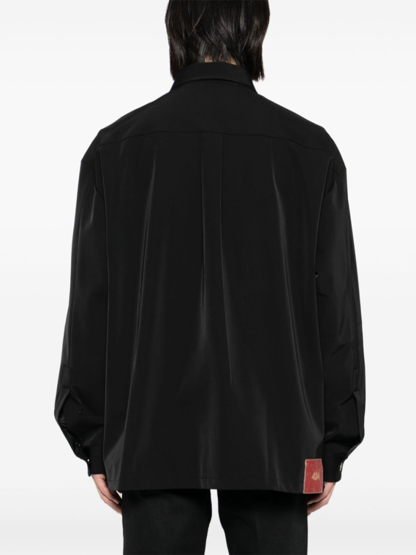 Logo-patched jacket - Black