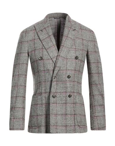 Man Blazer Grey Size 40 Alpaca wool, Wool, Polyamide