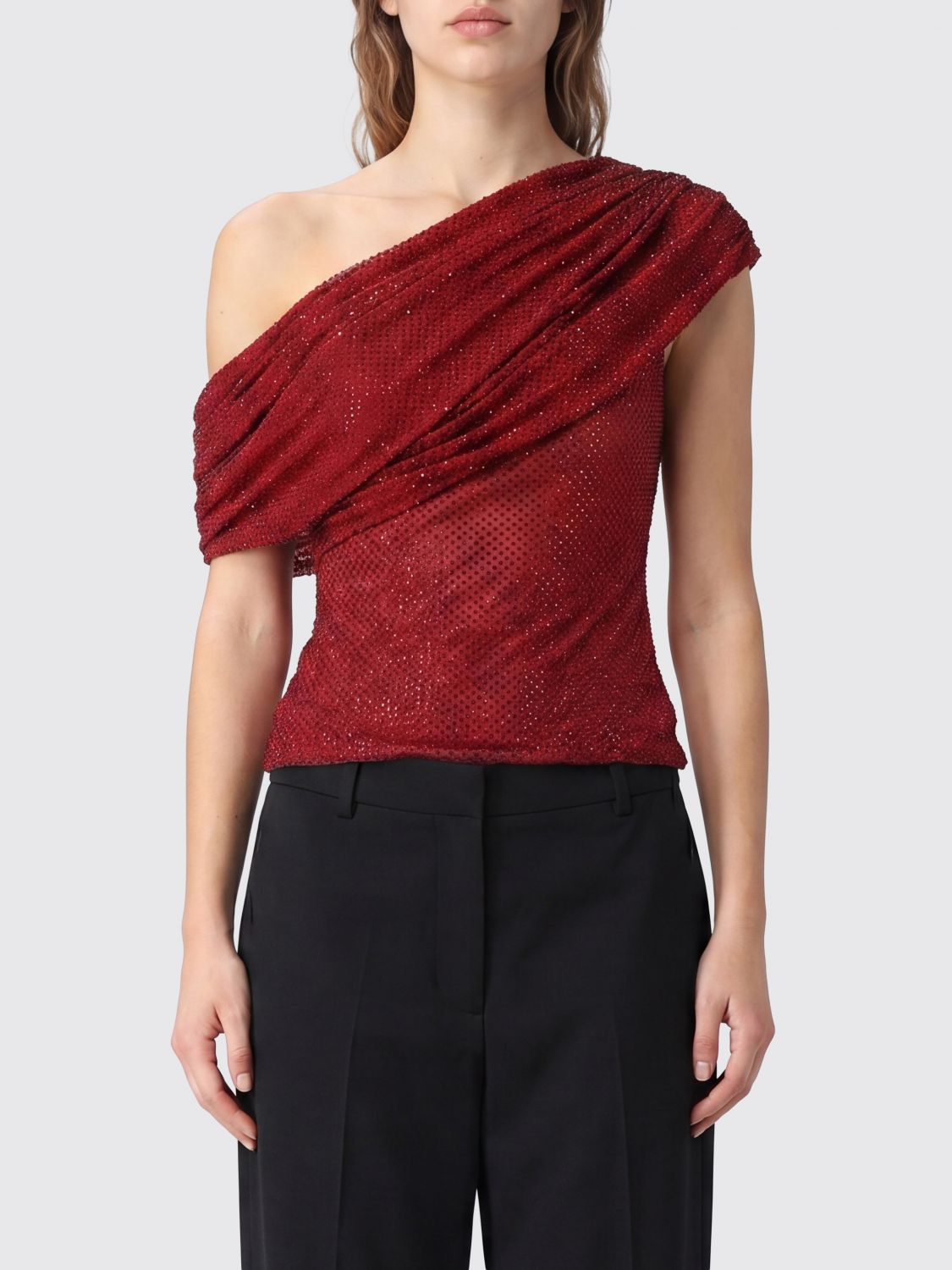 Top Woman color Burgundy
