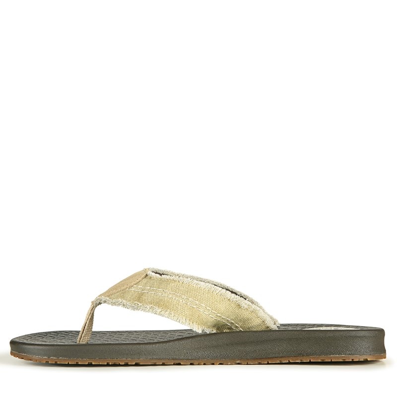 Men's Rag Time Flip Flop Sandals (Brown)