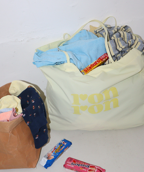 LOGO NYLON SHOPPER