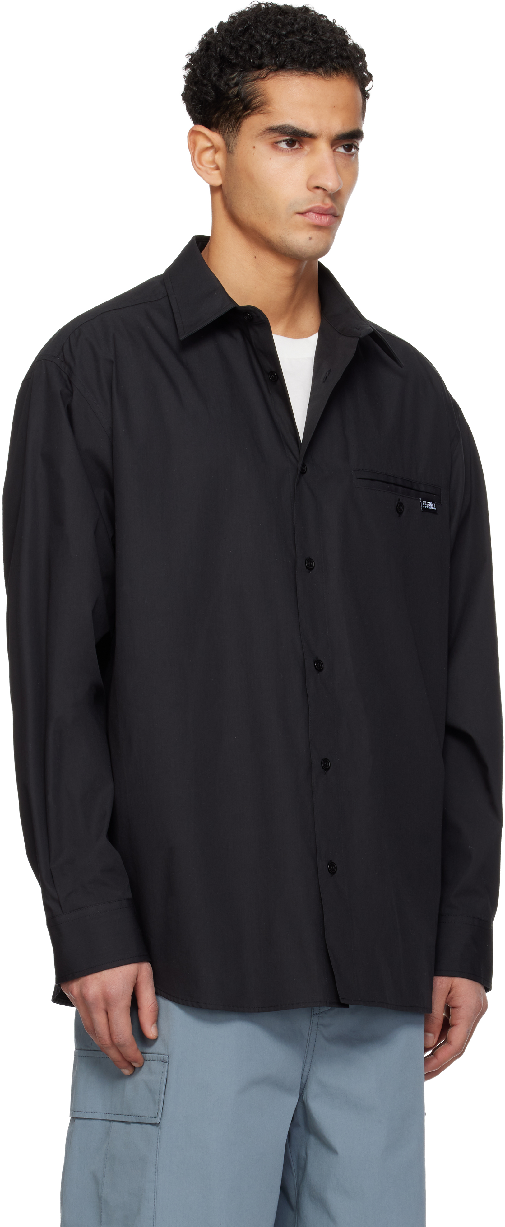 Black Cotton Shirt