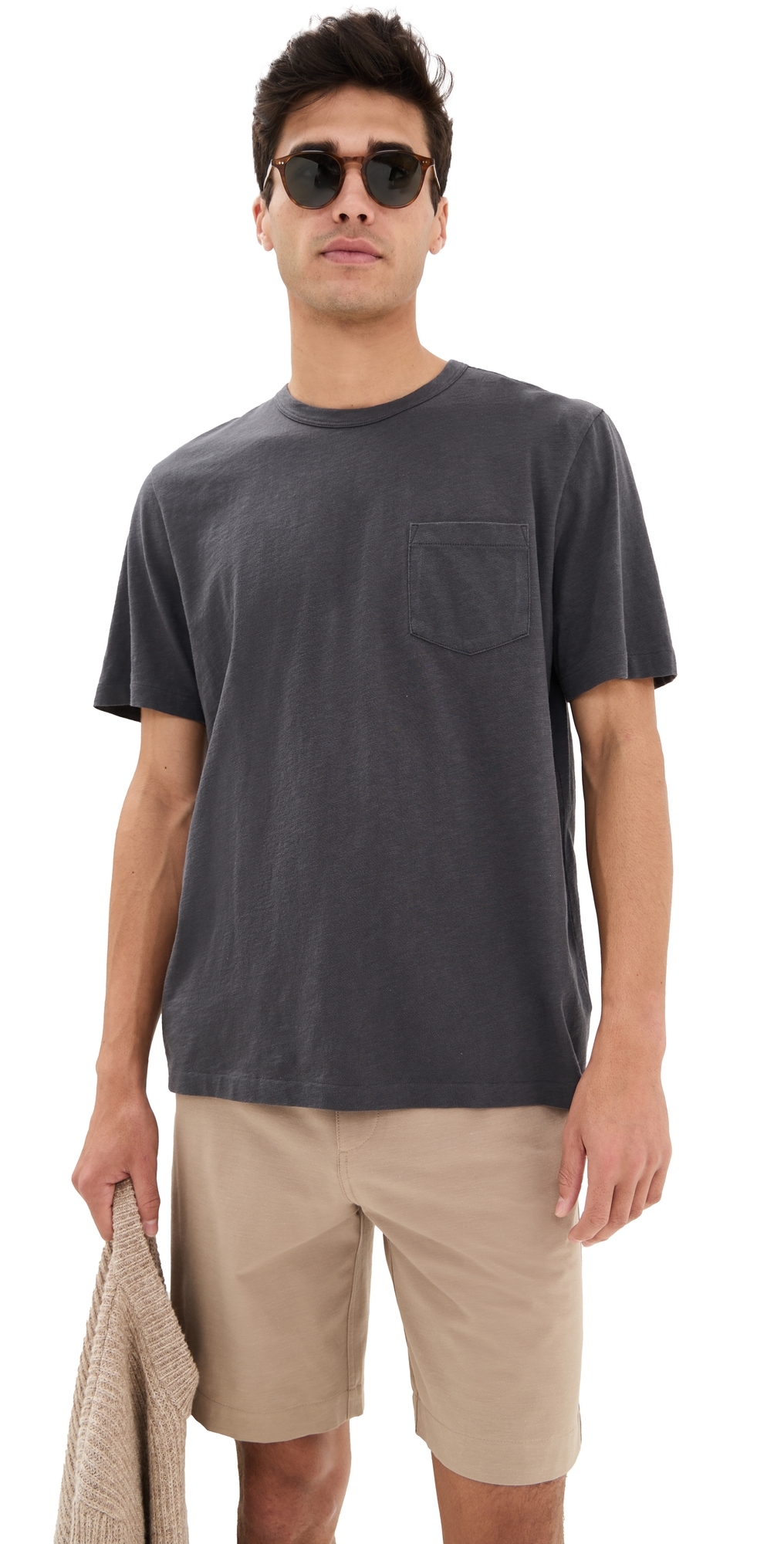Sunwashed Pocket Tee Graphite
