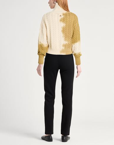Woman Turtleneck Beige Size S Cotton