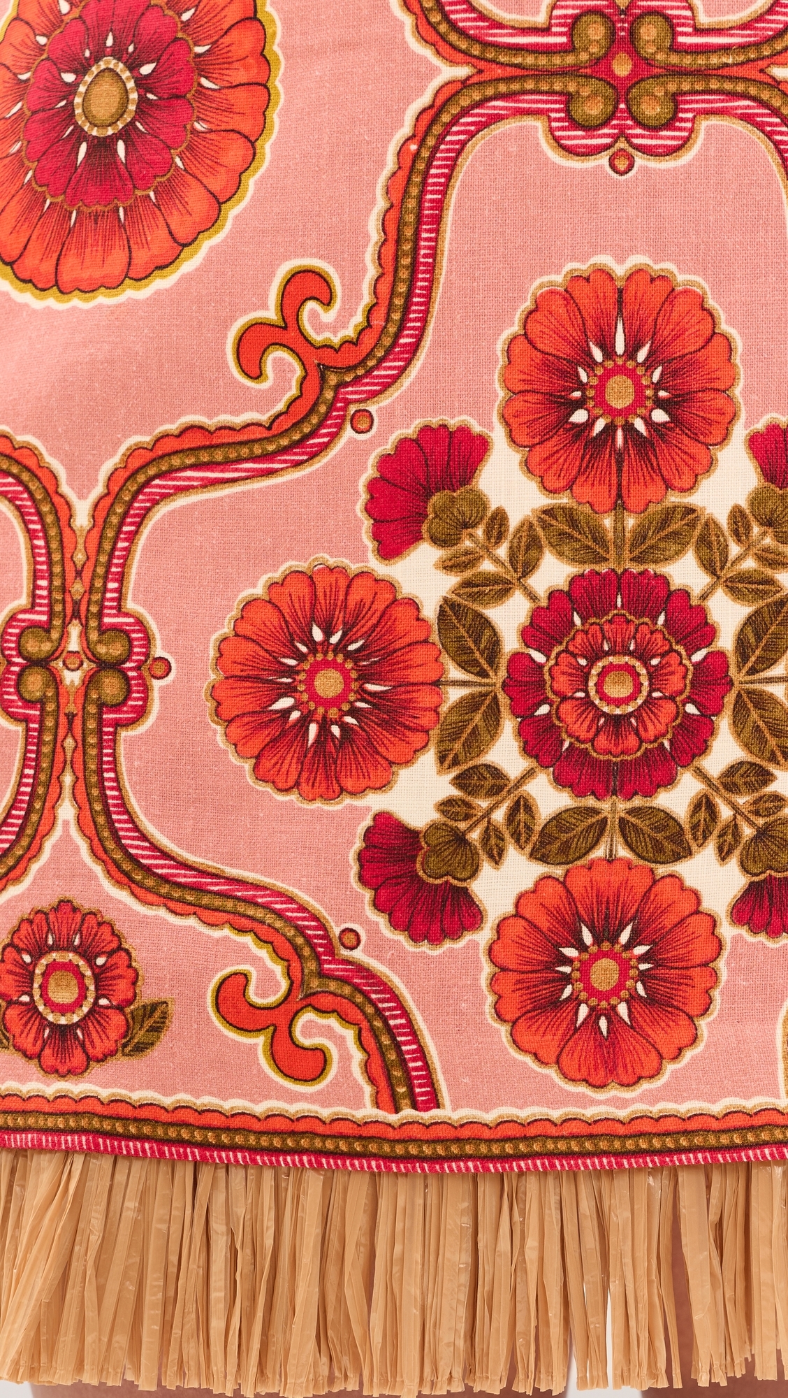 Valencia Mini Dress Mod Floral Brick