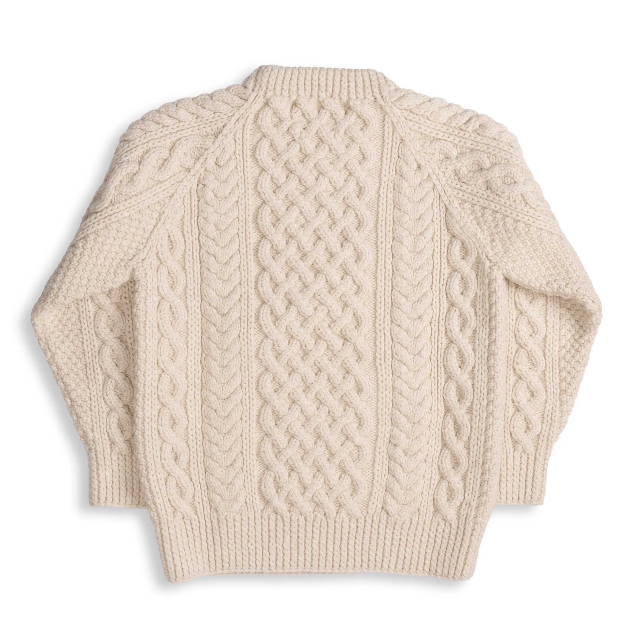 1A Country Meetings Crew Neck Sweater Merino Lambswool Linen 280