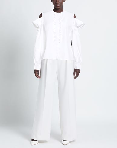 Woman Shirt White Size 6 Cotton